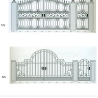 Эскиз кованых ворот 24